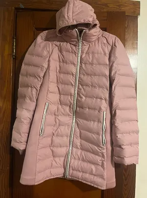 Women's light Pink Hooded Puffer Coat thumbnail 1