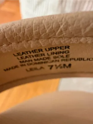 Nurture by Lamaze Leila Block Heel Sandal Nude Blush Leather Size 7.5 thumbnail 12
