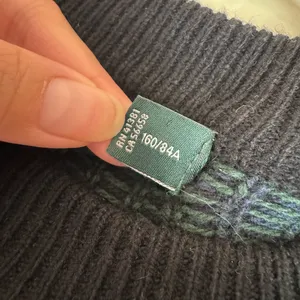 Lauren Ralph Lauren Dark Green & Blue Plaid Crewneck Sweater thumbnail 5