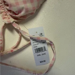 PacSun Pink Gingham Sydni Ruffle Bikini Set – NWT Small / Medium thumbnail 4