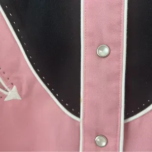 Vintage Roughrider by Circle T Pink Western Button Up Shirt thumbnail 4