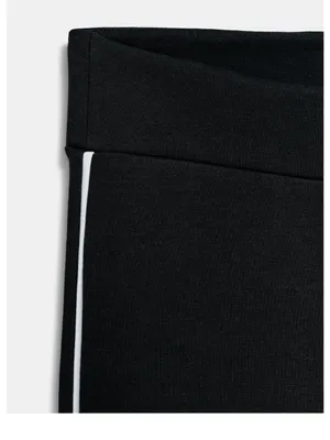 Zara NWT 2 piece matching lounge SET black & white strip pants & zip jacket thumbnail 13