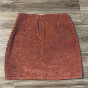Aeropostale Burnt Orange Mini Corduroy Skirt thumbnail 3