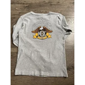 Womens harley davidson group long sleeve v neck‎ shirt Cut-N-Shoot Texas size XL thumbnail 2