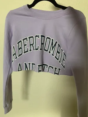 Abercrombie cropped sweatshirt thumbnail 6