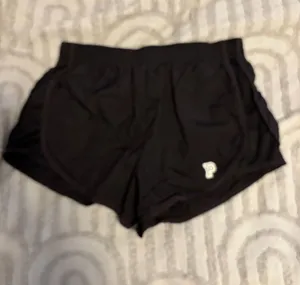 PINK Victoria's Secret Black Athletic Shorts, Sz M thumbnail 1