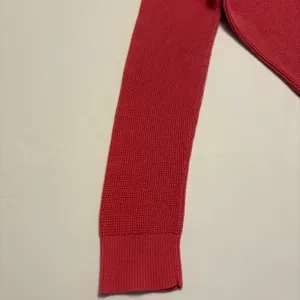 Lauren Ralph Lauren Funnel Neck Sweater Womens Large Pink Waffle Knit Drawstring thumbnail 9