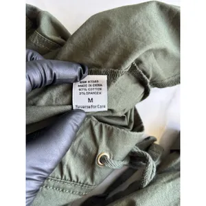 Palm Rio Womens Olive Green Floral Embroidered Cropped Jogger Pants Size M thumbnail 9
