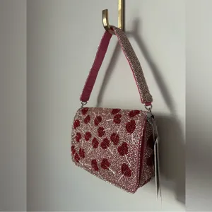 viral beaded lollipop shoulder bag sequins hand made with satin interior thumbnail 2