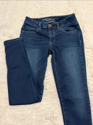 American Eagle Outfitters Dark Indigo Women's Jegging Jeans thumbnail 4