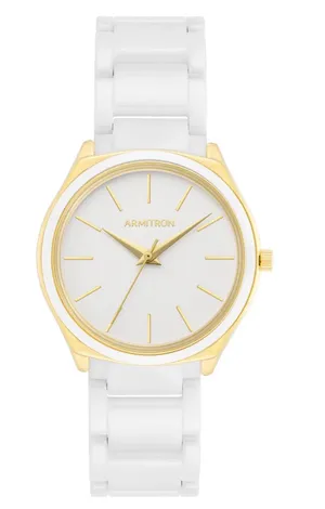Charming Oaks Jalyn™ | 36mm, White Ceramic/Gold thumbnail 1