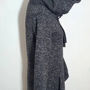 Fabletics Black Yukon Dress Size Small Black Knit Mini Dress with Hoodie thumbnail 5