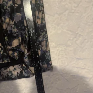 Astr The Label Floral Mock Neck Maxi Dress Sz L thumbnail 16