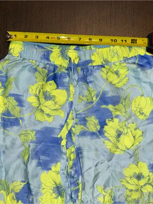 Lyrebird Anthropologie Neela Silky Blue Wide Leg Lounge Pants Quiet Luxury thumbnail 5