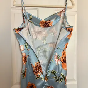 Women Floral Blue Midi dress Size‎ Medium thumbnail 7