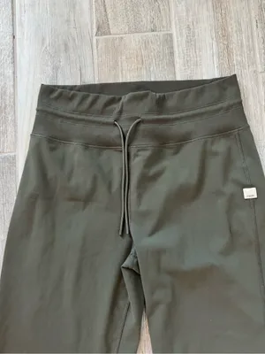 VUORI Drawstring Waist DAILY JOGGERS in Oregano Olive Green Large thumbnail 6