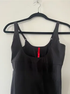 Spanx Black Shaping Slip Mini Dress XL Adjustable Straps Loungewear Lingerie thumbnail 3