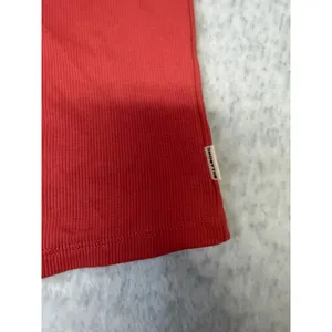 Billabong Womens Ribbed Tank Top Coral Red Sleeveless Crew Neck Size Small NWOT thumbnail 3