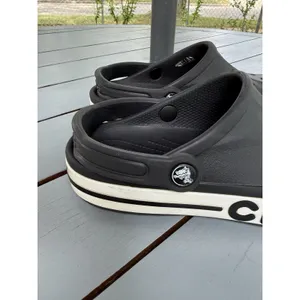 Crocs Bayaband Clogs Black White Men's 4 Women's 6 Comfort Slip On Shoes Sandals thumbnail 9