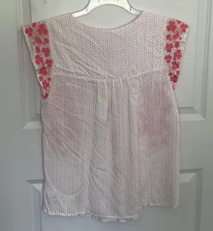 Savanna Jane Floral Embroidered Top Small NEW! thumbnail 5