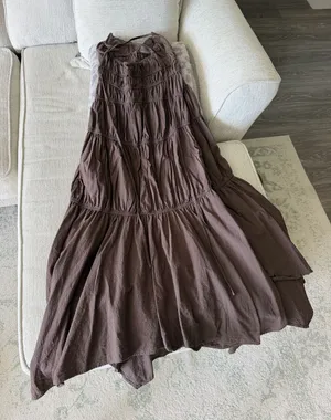 SNDYS Revolve Maxi Dress Brown thumbnail 1