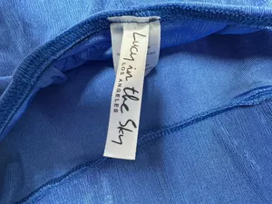Lucy in the Sky - Blue One Shoulder Maxi Dress -Size XS‎ - NEW Without Tags. thumbnail 12