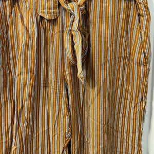 Stripped Pants Orange Size 0 thumbnail 2