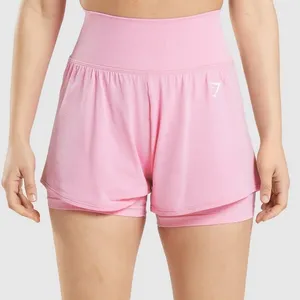 Gymshark • Vital 2 in 1 Workout Shorts Women's Pink High-Waisted Shorts thumbnail 1
