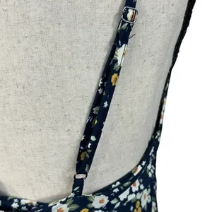 Altar’d State Large Midi Dress Floral V-Neck Tie Back Tiered Adjustable Straps thumbnail 7