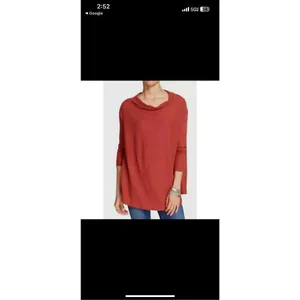 Free People Lover Ribbed Split Back Pullover Tunic Size Large thumbnail 2