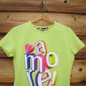 NWT Love Moschino Amore Stretch T Shirt Top thumbnail 3