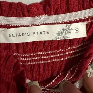 Altar'd State Vibrant Red Mini Skirt thumbnail 4