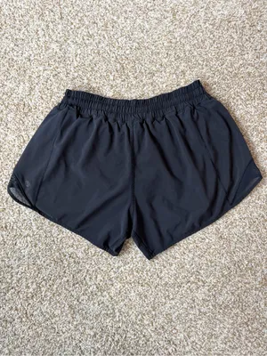 Lululemon Hotty Hot Shorts Black 3.5” Inseam Lined Run Gym Size 6 thumbnail 9