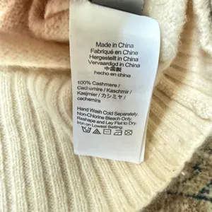 J.Crew 100% Cashmere marled sweater in stripe Henley Tan Cream Suze Sm thumbnail 5