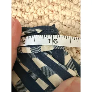 Vineyard‎ Vines Gingham Dress Blue White Sleeveless Southern Preppy Game Day XS thumbnail 6