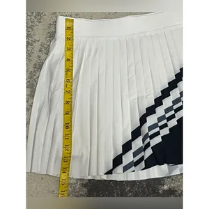 Athleta Match Point High Rise Pleated Colorblock Skort White Navy M NWT thumbnail 7