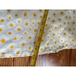 Staud Juniper Daisy Floral Mini Dress Square Neck Balloon Sleeve Size 10 thumbnail 10