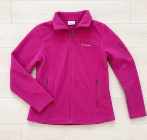 Columbia Women's Fast Trek II Full-Zip Outdoor Fleece Jacket Pink M thumbnail 1
