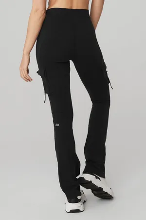 Alo High Waist Catch The Vibe Flare Cargo Legging thumbnail 8