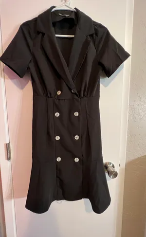 Vest dress Black thumbnail 6