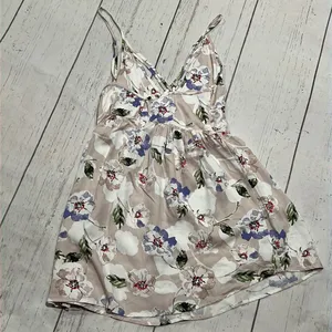 Oneill gray floral spaghetti strap dress nwt thumbnail 4