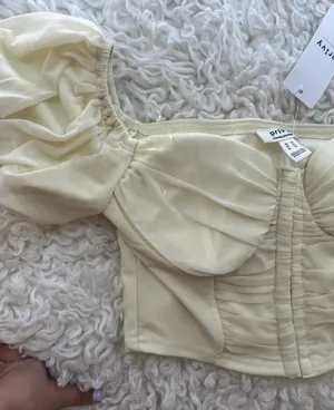 Beige Crop Top  thumbnail 3