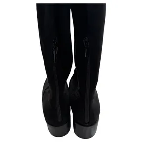 Steve Madden Georgette Black Over The Knee Stretch Boots Block Heel Size 6M thumbnail 5