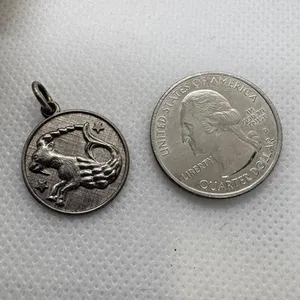 Rembrandt Vintage Sterling Silver Capricorn Zodiac Charm Sea Goat‎ Pendant 3.06g thumbnail 4