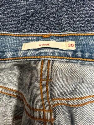 Levi’s Wedgie Jeans Button Fly Distressed thumbnail 3