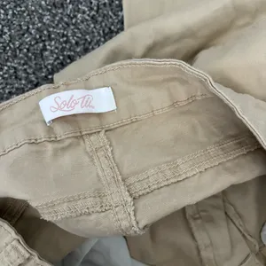 Khaki Flared Pants Tan Size 32 thumbnail 3