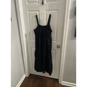 The Drop Britt Tiered Midi Tent Dress Black Size L New With Tag thumbnail 6