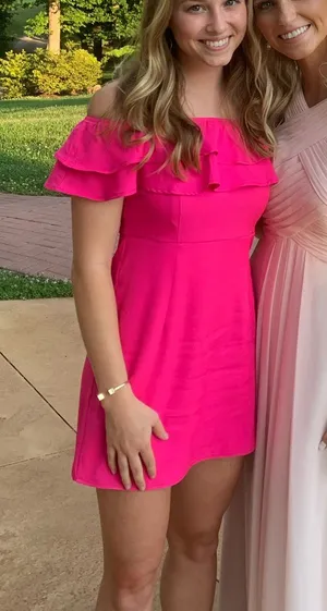 Boutique Pink Mini Dress thumbnail 1