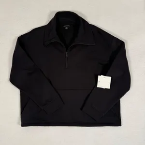 Beyond Yoga Trek Pullover‎ Womens XL Black Quarter Zip NF7885 Fleece New thumbnail 1