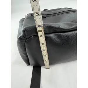 Freshly Picked Classic Diaper Bag Backpack Black Vegan Leather Padded Straps thumbnail 11